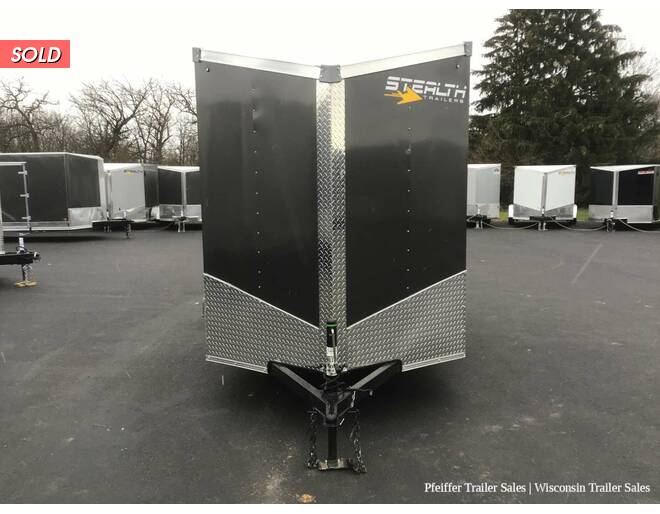 2022 6x10 Stealth Mustang w/ 6 Inches Extra Height, Removable Ramps, Rear Double Doors (Charcoal) Cargo Encl BP at Pfeiffer Trailer Sales STOCK# 94236 Exterior Photo