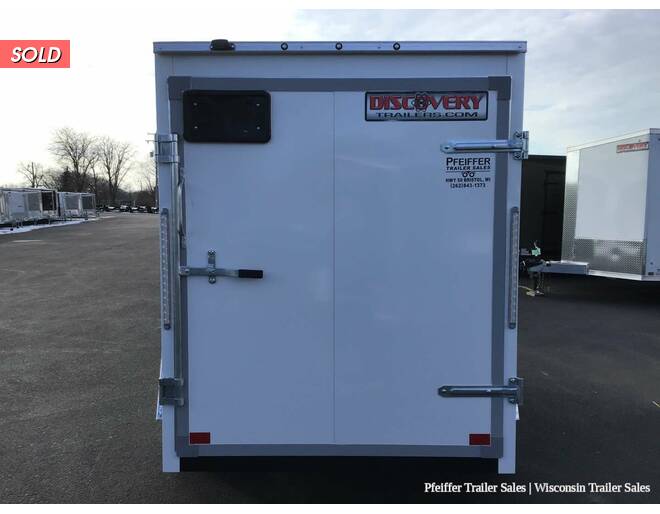 2020 5x10 Discovery Rover ET w/ Rear Single Swing Door (White) Cargo Encl BP at Pfeiffer Trailer Sales STOCK# 11670 Photo 5