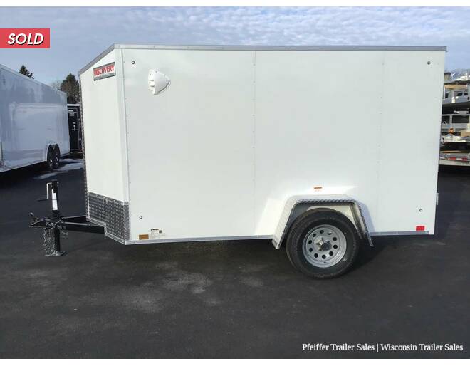 2020 5x10 Discovery Rover ET w/ Rear Single Swing Door (White) Cargo Encl BP at Pfeiffer Trailer Sales STOCK# 11670 Photo 3