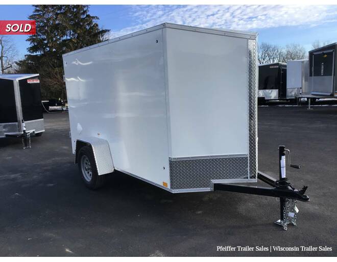 2020 5x10 Discovery Rover ET w/ Rear Single Swing Door (White) Cargo Encl BP at Pfeiffer Trailer Sales STOCK# 11670 Photo 8