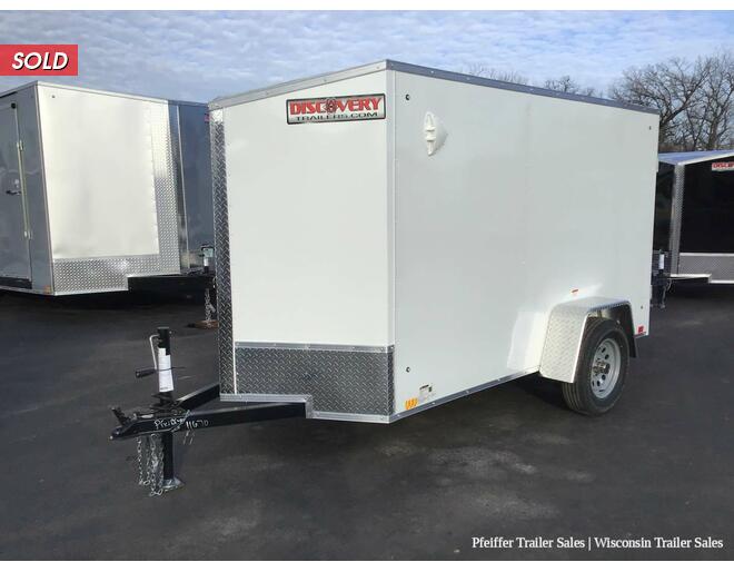 2020 5x10 Discovery Rover ET w/ Rear Single Swing Door (White) Cargo Encl BP at Pfeiffer Trailer Sales STOCK# 11670 Photo 2