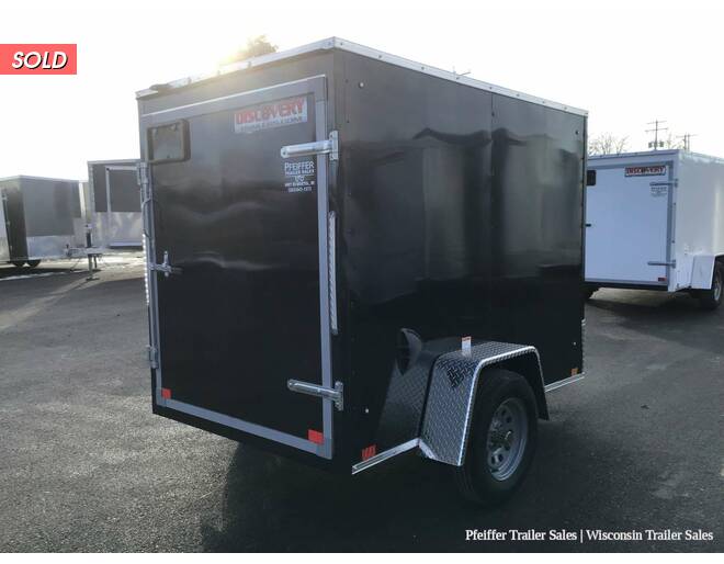 2022 5x8 Discovery Rover ET w/ Rear Single Swing Door (Black) Cargo Encl BP at Pfeiffer Trailer Sales STOCK# 14796 Photo 6