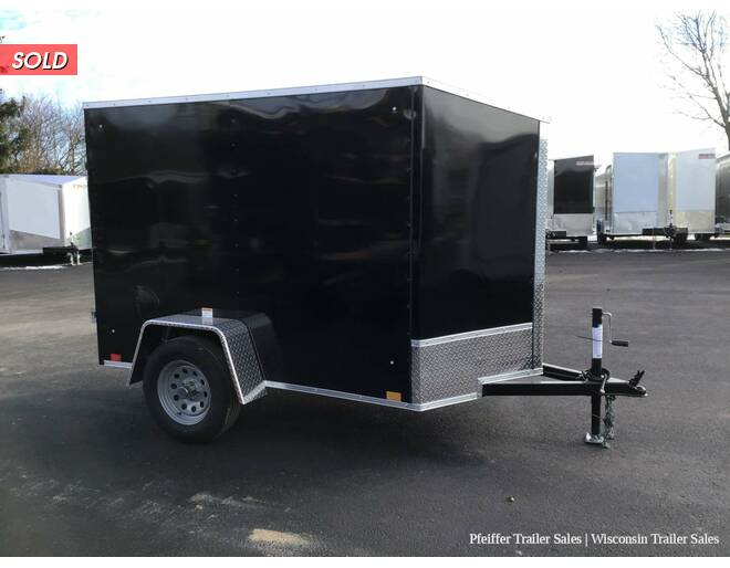 2022 5x8 Discovery Rover ET w/ Rear Single Swing Door (Black) Cargo Encl BP at Pfeiffer Trailer Sales STOCK# 14796 Photo 7