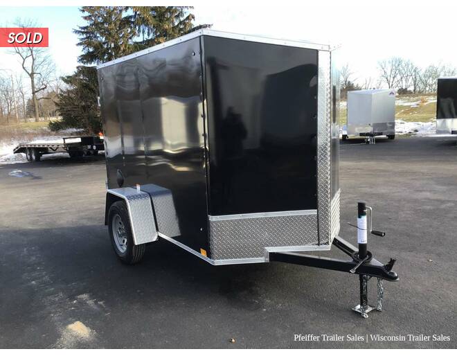 2022 5x8 Discovery Rover ET w/ Rear Single Swing Door (Black) Cargo Encl BP at Pfeiffer Trailer Sales STOCK# 14796 Photo 8