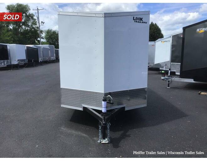 2023 6x12 Look ST DLX (White) Cargo Encl BP at Pfeiffer Trailer Sales STOCK# 72476 Exterior Photo