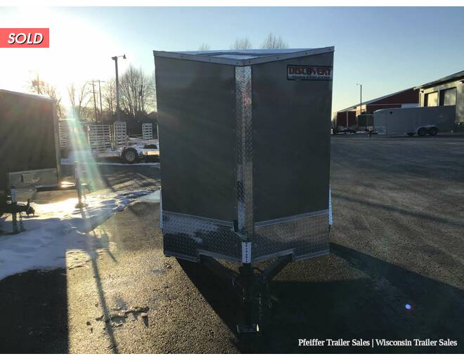 2022 $300 OFF! 5x8 Discovery Rover ET w/ Rear Single Swing Door (Pewter) Cargo Encl BP at Pfeiffer Trailer Sales STOCK# 15726 Exterior Photo