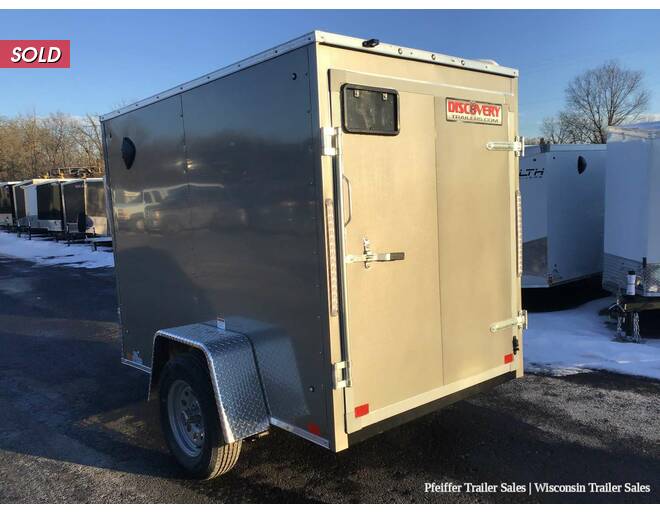 2022 $300 OFF! 5x8 Discovery Rover ET w/ Rear Single Swing Door (Pewter) Cargo Encl BP at Pfeiffer Trailer Sales STOCK# 15726 Photo 4