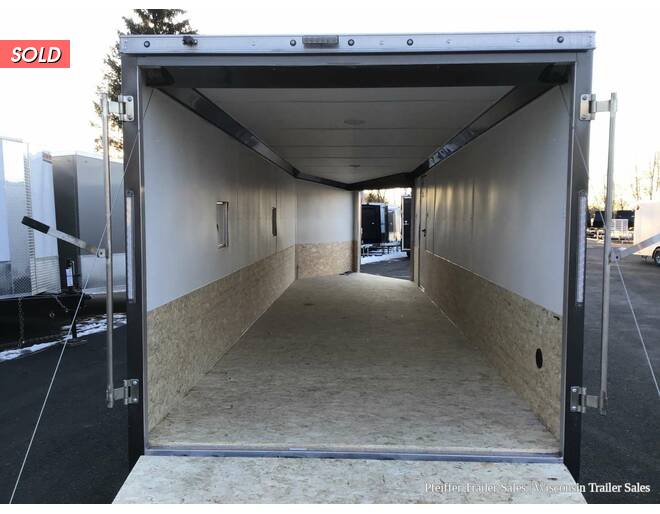 2022 7x29 Discovery Aero-Lite SE 4 Place Snowmobile Trailer, White Ceiling, 6' Int. Height (White/Char) Snowmobile Trailer at Pfeiffer Trailer Sales STOCK# 15085 Photo 11