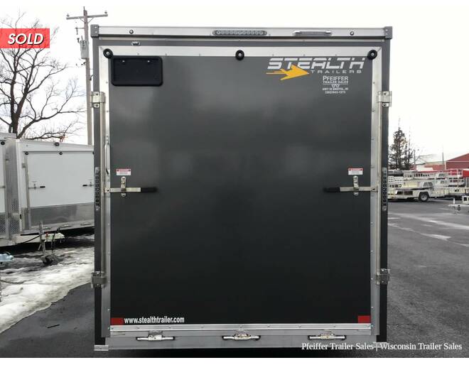 2022 7x23 Stealth Apache 3 Place Snowmobile Trailer w/ 7' Interior Height & Options (Charcoal) Snowmobile Trailer at Pfeiffer Trailer Sales STOCK# 94085 Photo 4