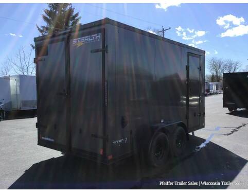 2023 7x14 Stealth Titan w/ Rear Double Doors, UTV Pkg, Black Out Pkg, Loading Light (Charcoal) Cargo Encl BP at Pfeiffer Trailer Sales STOCK# 95128 Photo 6