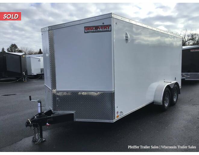 2022 7x16 Discovery Rover SE w/ Rear Double Doors (White) Cargo Encl BP at Pfeiffer Trailer Sales STOCK# 11906 Exterior Photo