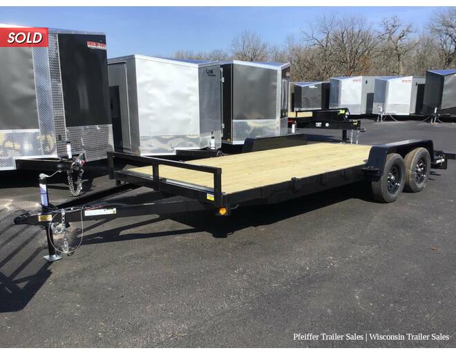 2022 $700 OFF! 7x18 7K Open Steel Car Hauler by Quality Steel & Aluminum Auto BP at Pfeiffer Trailer Sales STOCK# 22976 Exterior Photo