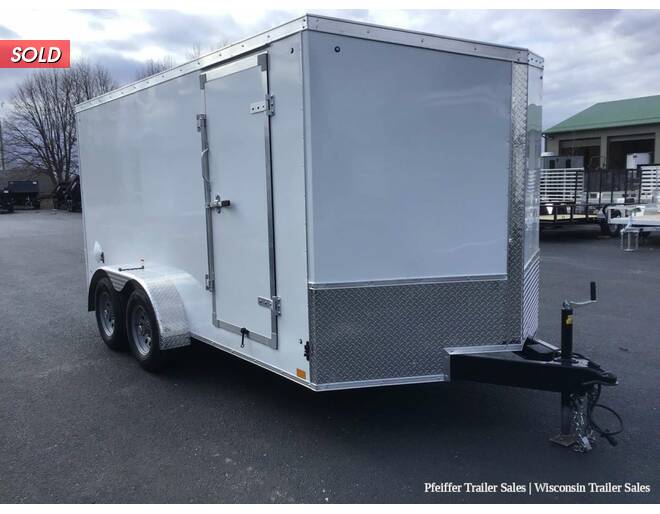 2023 7x14 Discovery Rover SE w/ Rear Double Doors (White) Cargo Encl BP at Pfeiffer Trailer Sales STOCK# 11895 Photo 7