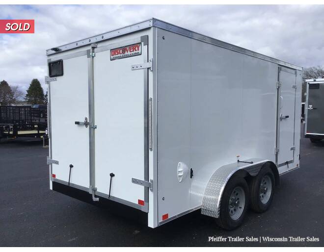 2023 7x14 Discovery Rover SE w/ Rear Double Doors (White) Cargo Encl BP at Pfeiffer Trailer Sales STOCK# 11895 Photo 6