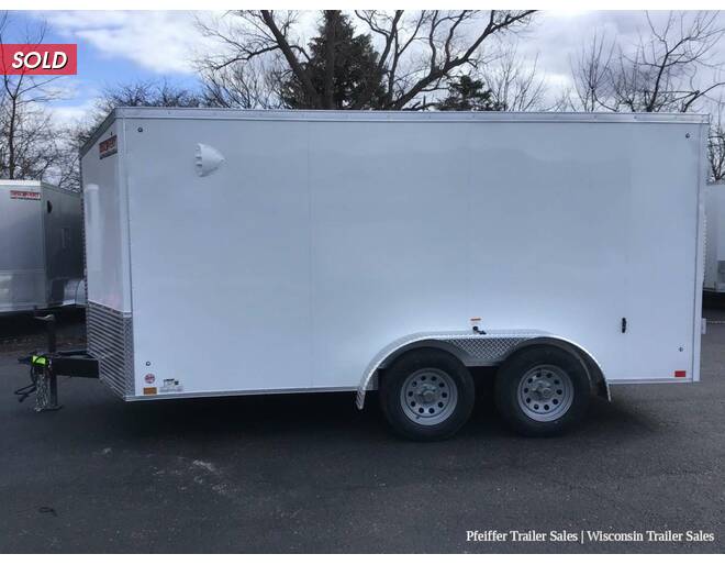 2023 7x14 Discovery Rover SE w/ Rear Double Doors (White) Cargo Encl BP at Pfeiffer Trailer Sales STOCK# 11895 Photo 3