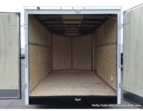 2023 7x12 Discovery Rover SE w/ 6 Inches Extra Height & Rear Double Doors (White) Cargo Encl BP at Pfeiffer Trailer Sales STOCK# 12054 Photo 9