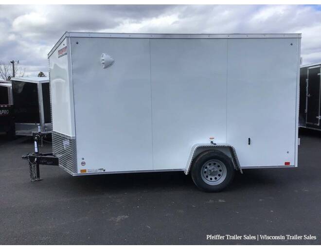 2023 $300 OFF! 7x12 Discovery Rover SE w/ 6 Inches Extra Height & Rear Double Doors (White) Cargo Encl BP at Pfeiffer Trailer Sales STOCK# 12054 Photo 3