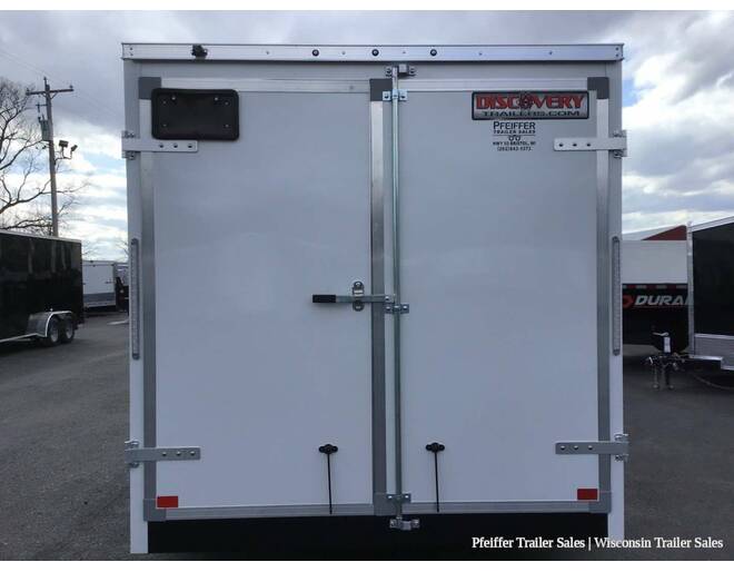 2023 $300 OFF! 7x12 Discovery Rover SE w/ 6 Inches Extra Height & Rear Double Doors (White) Cargo Encl BP at Pfeiffer Trailer Sales STOCK# 12054 Photo 5
