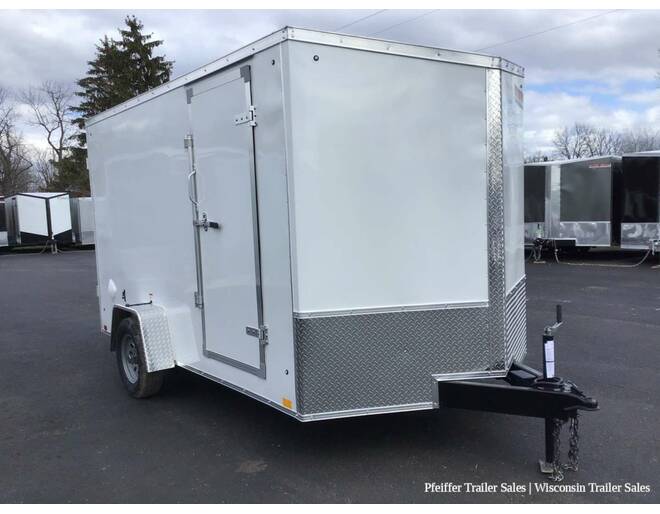2023 $1000 OFF! 7x12 Discovery Rover SE w/ 6 Inches Extra Height & Rear Double Doors (White) Cargo Encl BP at Pfeiffer Trailer Sales STOCK# 12054 Photo 8