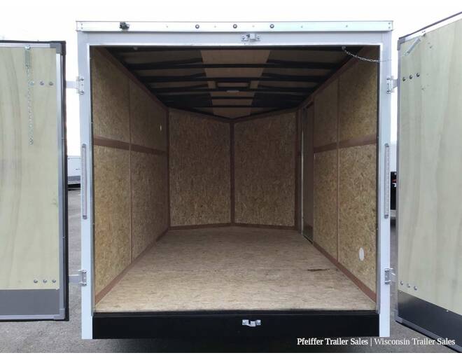 2023 $1000 OFF! 7x12 Discovery Rover SE w/ 6 Inches Extra Height & Rear Double Doors (White) Cargo Encl BP at Pfeiffer Trailer Sales STOCK# 12054 Photo 9