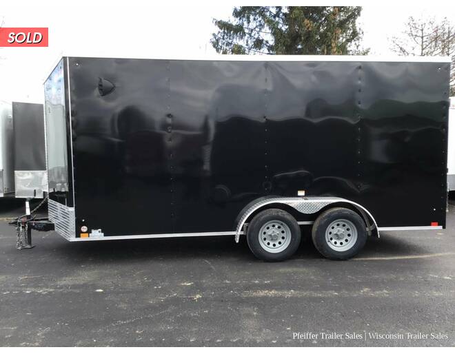 2023 7x16 Discovery Rover ET w/ 12 Inches Extra Height (Black) Cargo Encl BP at Pfeiffer Trailer Sales STOCK# 14823 Photo 3