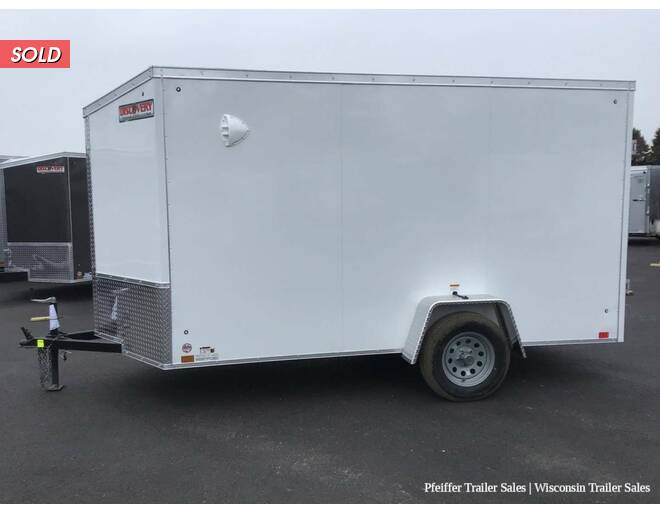 2023 6x12 Discovery Rover SE w/ 6 Inches Extra Height (White) Cargo Encl BP at Pfeiffer Trailer Sales STOCK# 17056 Photo 3