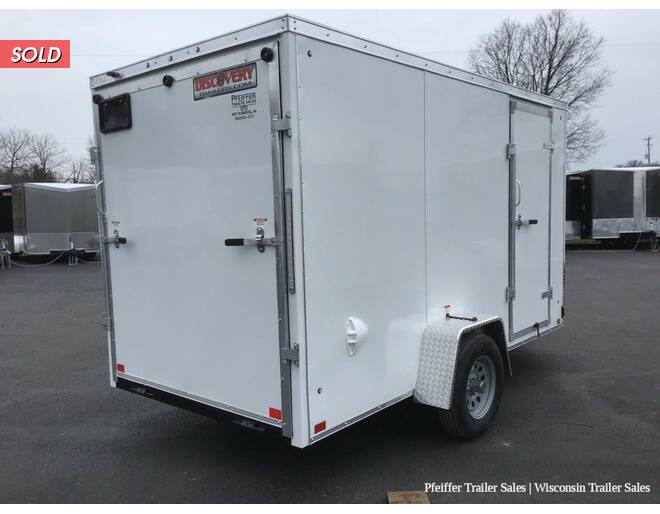 2023 6x12 Discovery Rover SE w/ 6 Inches Extra Height (White) Cargo Encl BP at Pfeiffer Trailer Sales STOCK# 17056 Photo 6