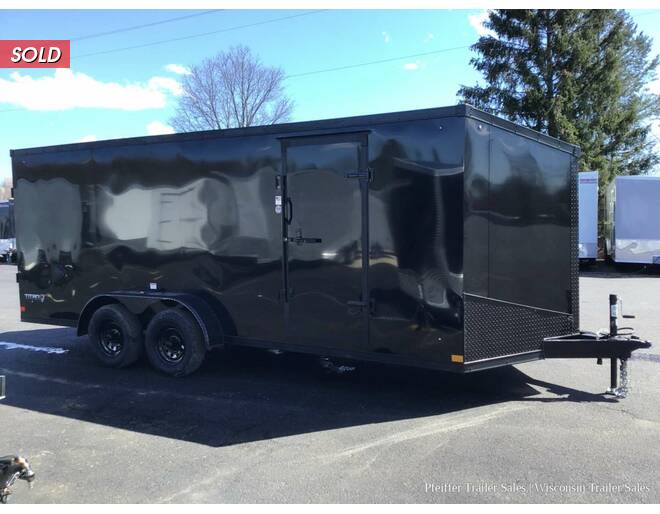 2023 7x18 Stealth Titan w/ Black Out Pkg (Black) Cargo Encl BP at Pfeiffer Trailer Sales STOCK# 96583 Photo 7
