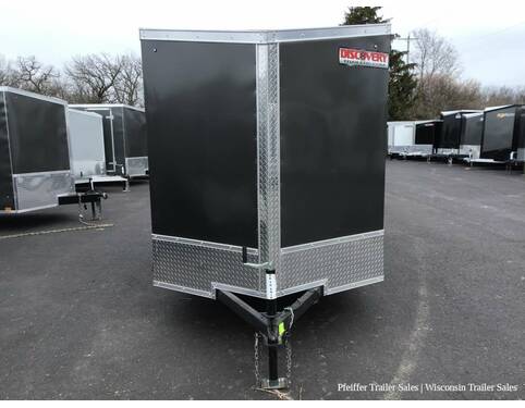 2023 6x12 Discovery Rover ET w/ Rear Double Doors (Charcoal) Cargo Encl BP at Pfeiffer Trailer Sales STOCK# 14807 Exterior Photo