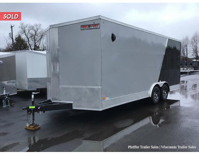 2023 8.5x20 10K Discovery Challenger SE Enclosed Car Hauler w/ Saturn Pkg, 7ft Int. Height (Silver/Black) Auto Encl BP at Pfeiffer Trailer Sales STOCK# 17080 Photo 2