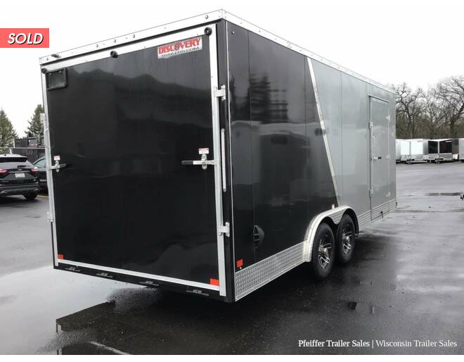 2023 8.5x20 10K Discovery Challenger SE Enclosed Car Hauler w/ Saturn Pkg, 7ft Int. Height (Silver/Black) Auto Encl BP at Pfeiffer Trailer Sales STOCK# 17080 Photo 6