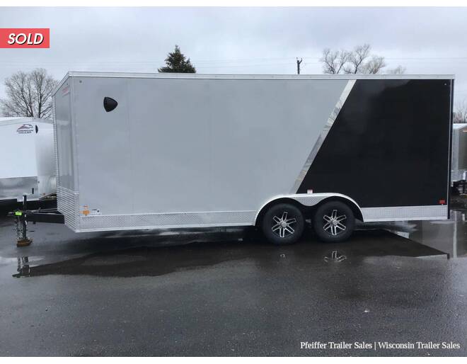 2023 8.5x20 10K Discovery Challenger SE Enclosed Car Hauler w/ Saturn Pkg, 7ft Int. Height (Silver/Black) Auto Encl BP at Pfeiffer Trailer Sales STOCK# 17080 Photo 3