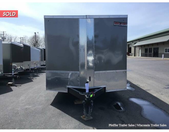 2023 8.5x24 10K Discovery Challenger Enclosed Car Hauler (Pewter) Auto Encl BP at Pfeiffer Trailer Sales STOCK# 17082 Exterior Photo