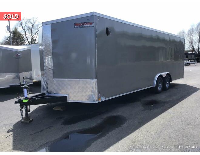 2023 8.5x24 10K Discovery Challenger Enclosed Car Hauler (Pewter) Auto Encl BP at Pfeiffer Trailer Sales STOCK# 17082 Photo 2