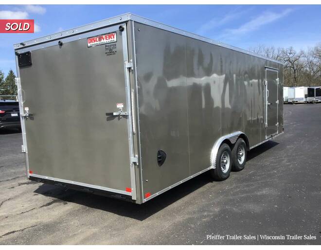 2023 8.5x24 10K Discovery Challenger Enclosed Car Hauler (Pewter) Auto Encl BP at Pfeiffer Trailer Sales STOCK# 17082 Photo 6