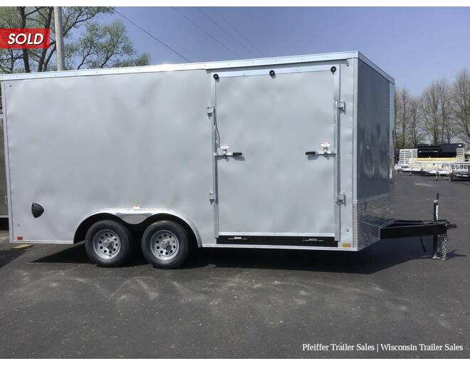 2023 8.5x16 7K Discovery Challenger SE w/ 7ft Interior Height & Side Ramp Door (Silver) Auto Encl BP at Pfeiffer Trailer Sales STOCK# 17127 Photo 7