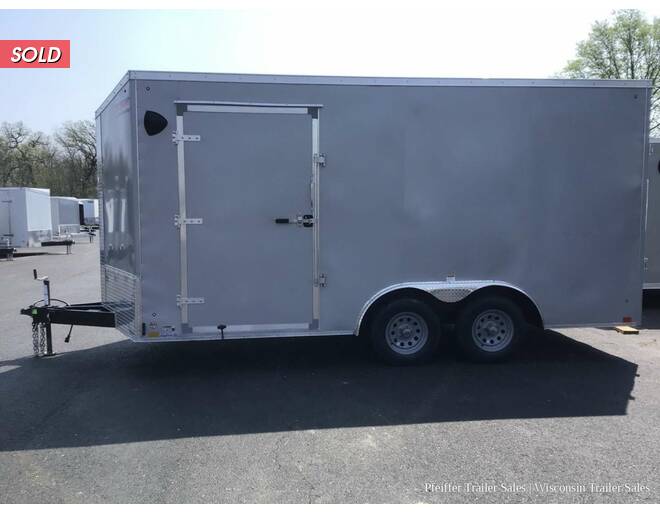 2023 8.5x16 7K Discovery Challenger SE w/ 7ft Interior Height & Side Ramp Door (Silver) Auto Encl BP at Pfeiffer Trailer Sales STOCK# 17127 Photo 3
