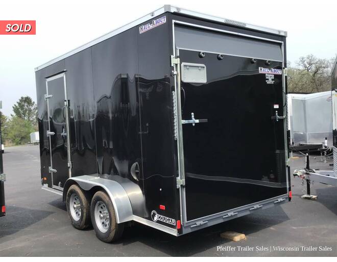 2022 7x14 Haul About Cougar w/ 7'6 Interior Height & Options (Silver) Cargo Encl BP at Pfeiffer Trailer Sales STOCK# 9202 Photo 3