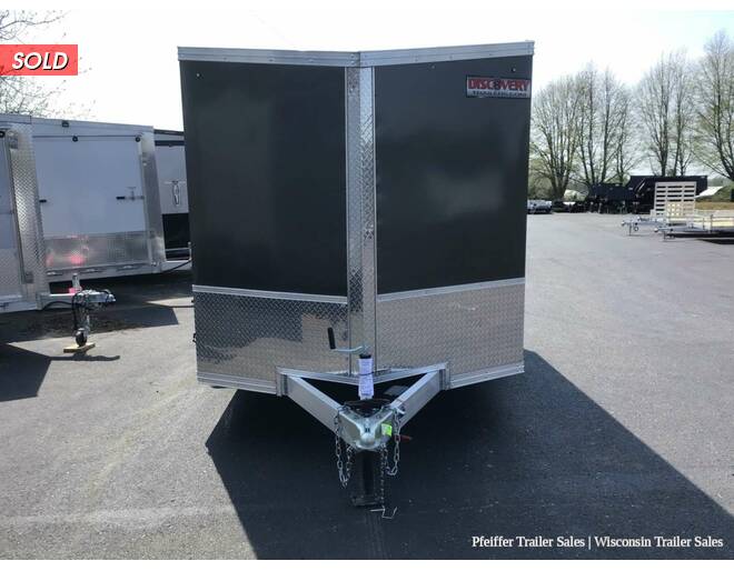 2023 7x12 Tandem Axle Discovery Aluminum Endeavor (Charcoal) Cargo Encl BP at Pfeiffer Trailer Sales STOCK# 11825 Exterior Photo