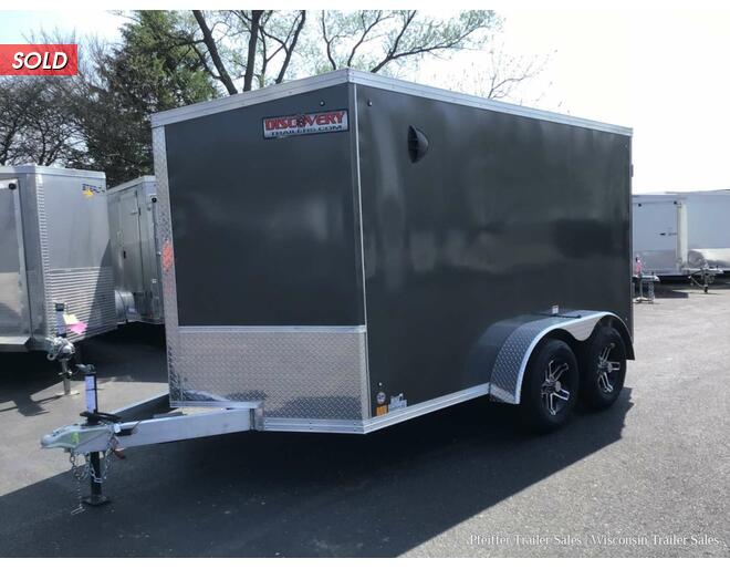 2023 7x12 Tandem Axle Discovery Aluminum Endeavor (Charcoal) Cargo Encl BP at Pfeiffer Trailer Sales STOCK# 11825 Photo 2