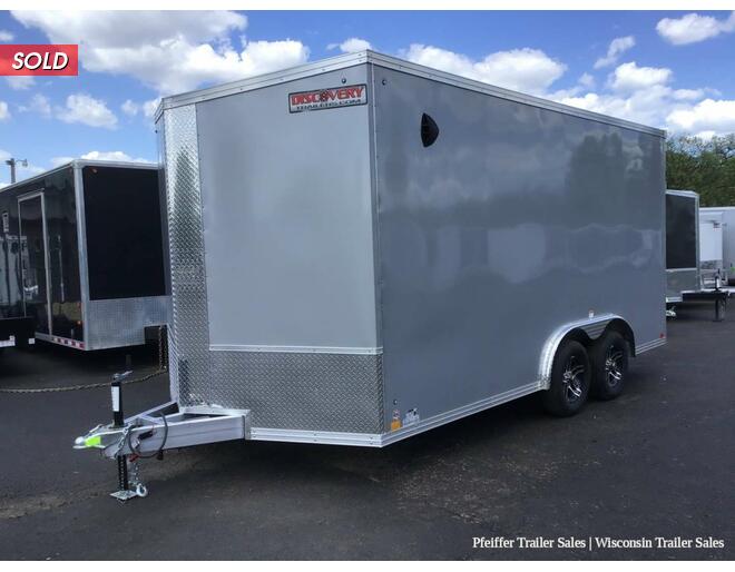 2022 8.5x16 7K Discovery Nitro-Lite Enclosed Car Hauler w/ 7ft Interior Height (Silver) Auto Encl BP at Pfeiffer Trailer Sales STOCK# 12020 Photo 3