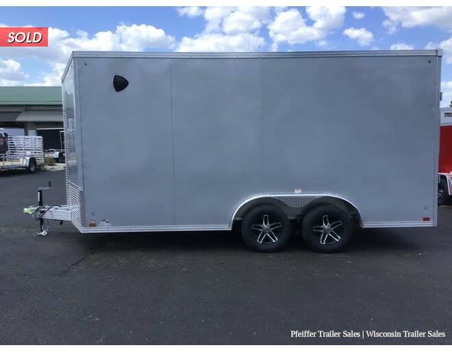 2022 8.5x16 7K Discovery Nitro-Lite Enclosed Car Hauler w/ 7ft Interior Height (Silver) Auto Encl BP at Pfeiffer Trailer Sales STOCK# 12020 Photo 4