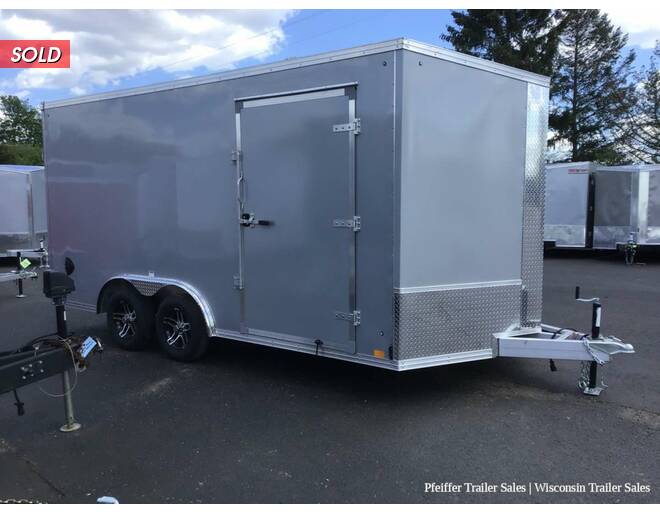 2022 8.5x16 7K Discovery Nitro-Lite Enclosed Car Hauler w/ 7ft Interior Height (Silver) Auto Encl BP at Pfeiffer Trailer Sales STOCK# 12020 Photo 7