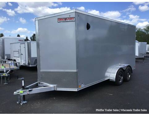 2023 7x16 Discovery Aluminum Endeavor w/ 7ft Interior Height (Silver)  at Pfeiffer Trailer Sales STOCK# 11839 Photo 2