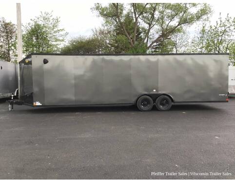 2023 8.5x28 10K Stealth Titan Enclosed Car Hauler w/ Black Out Pkg (Charcoal)  at Pfeiffer Trailer Sales STOCK# 96046 Photo 3