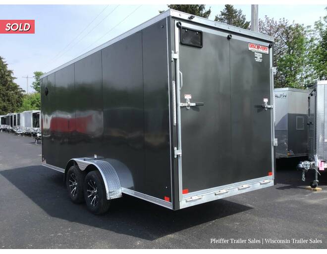 2023 7x18 Discovery Aluminum Endeavor w/ 7ft interior Height (Charcoal) Cargo Encl BP at Pfeiffer Trailer Sales STOCK# 14889 Photo 4