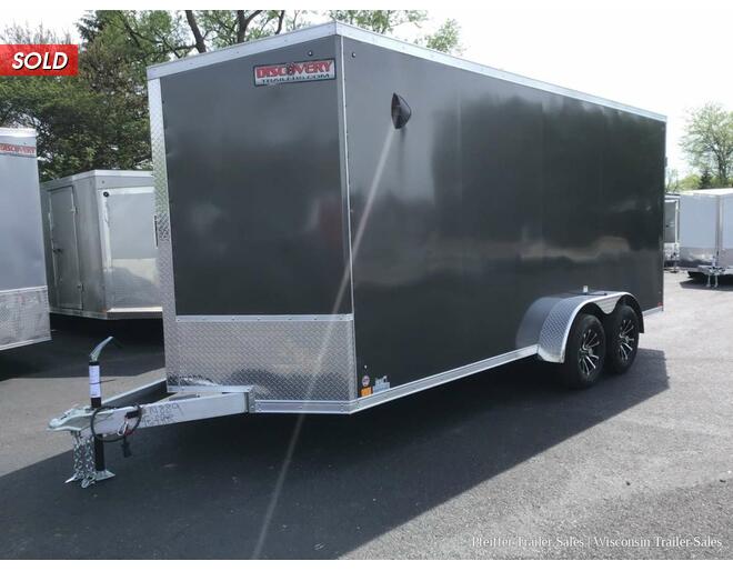 2023 7x18 Discovery Aluminum Endeavor w/ 7ft interior Height (Charcoal) Cargo Encl BP at Pfeiffer Trailer Sales STOCK# 14889 Photo 2