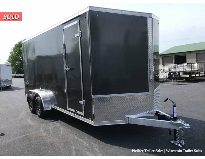 2023 7x18 Discovery Aluminum Endeavor w/ 7ft interior Height (Charcoal) Cargo Encl BP at Pfeiffer Trailer Sales STOCK# 14889 Photo 7