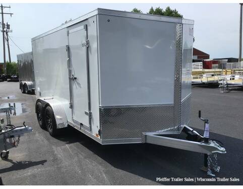 2023 7x14 Discovery Aluminum Endeavor w/ Rear Double Doors (White)  at Pfeiffer Trailer Sales STOCK# 14877 Photo 7