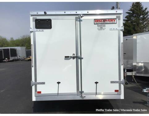 2023 7x14 Discovery Aluminum Endeavor w/ Rear Double Doors (White)  at Pfeiffer Trailer Sales STOCK# 14877 Photo 5